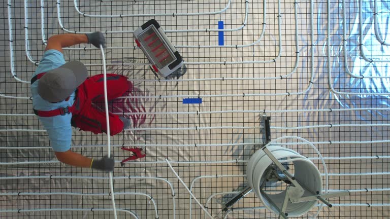 Radiant electric floor heating systems