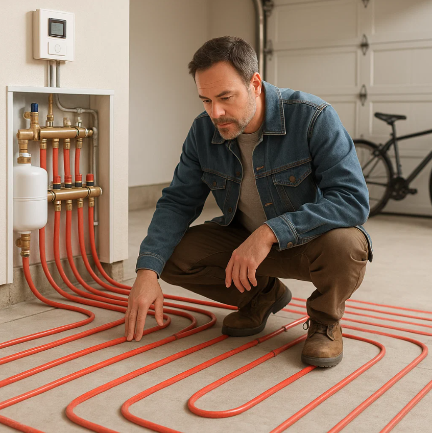 in-floor heat systems for garages