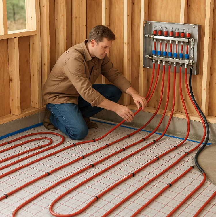 diy hydronic radiant floor heating systems