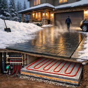 hydronic snow melt system cost