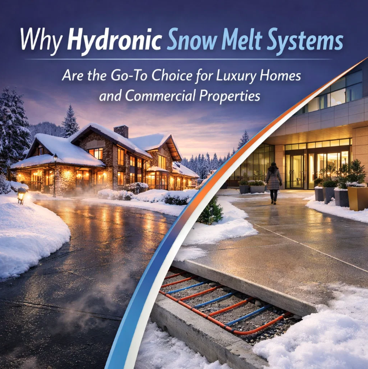hydronic driveway snow melt system Ontario