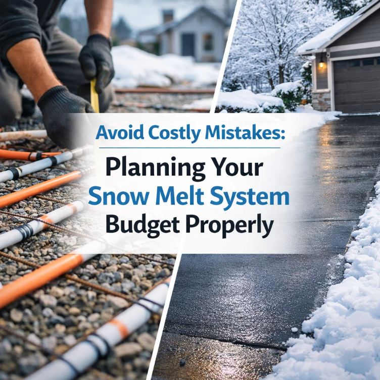 hydronic snow melt system cost near me