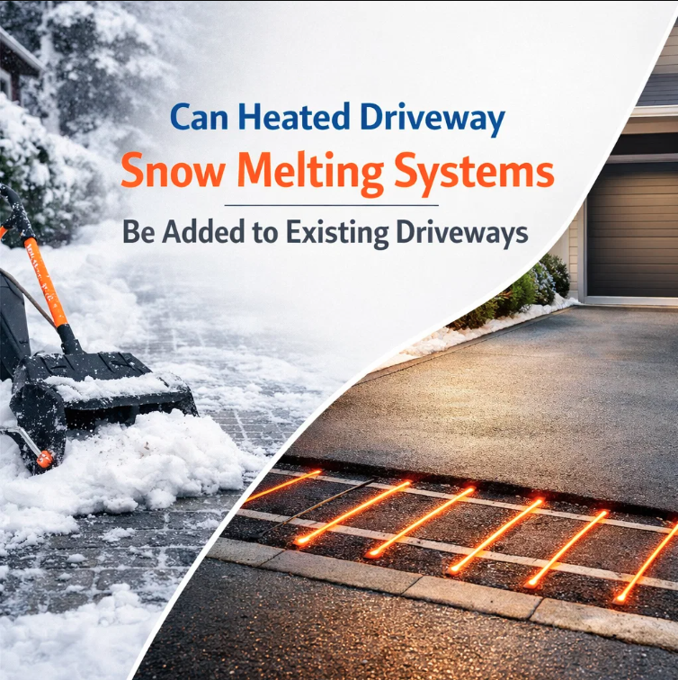 heated driveway snow melting systems Ontario