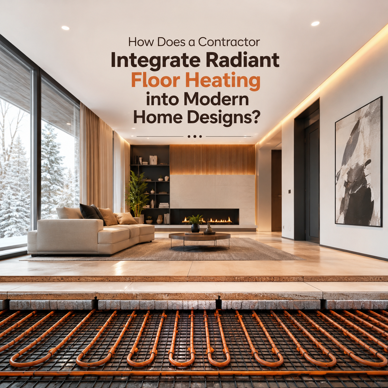 radiant floor heating contractor near me Ontario
