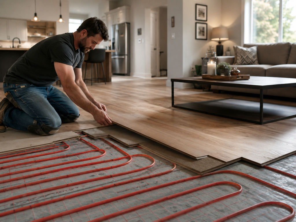 radiant floor heating contractor near me Ontario
