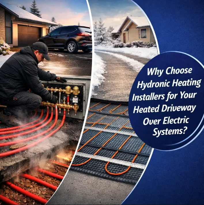 heated driveway installation