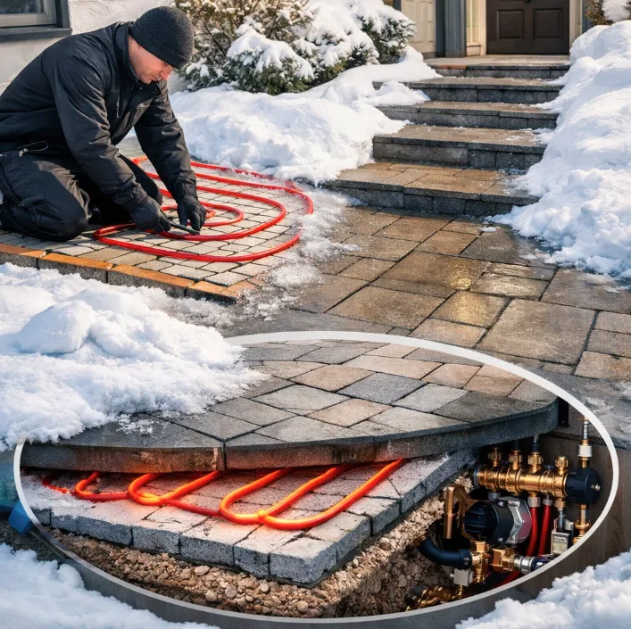 hydronic snow melt system installer Ontario